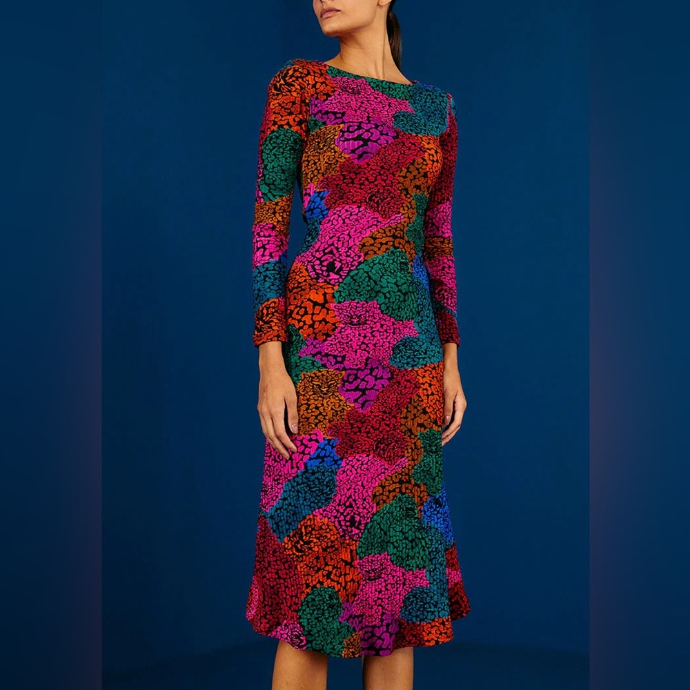 Farm Rio Jersey Midi Dress